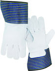 Size L Lea Cut Glove Gauntlet Cuff Glove Y3118L - Apex Tool & Supply