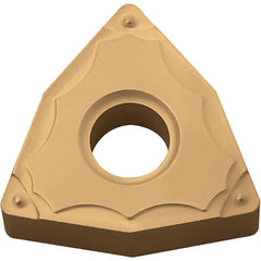 WNMG 332 GP PV730, 1/32″ Corner Radius, 3/16″ Thick, 3/8″ Inscribed Circle, TiAlN/TiN, 80 Degree Trigon, Turning Indexable Insert