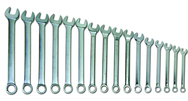 16 Piece Supercombo Wrench Set - High Polish Chrome Finish SAE; 1-5/16 - 2-1/2"; Tools Only - Apex Tool & Supply