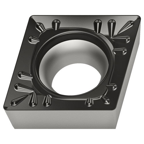 CCMT 431 Single-sided|T WPP20S, 1/64″ Corner Radius, 3/16″ Thick, 1/2″ Inscribed Circle, 80° Diamond, Turning Indexable Insert - Apex Tool & Supply