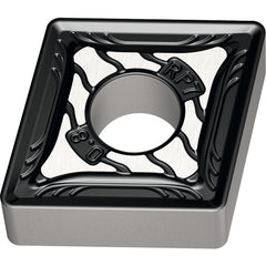 CNMG 432 Double-sided|G WPP30S, 1/32″ Corner Radius, 3/16″ Thick, 1/2″ Inscribed Circle, 80° Diamond, Turning Indexable Insert - Apex Tool & Supply