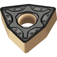 WNMG 432 Double-sided|G WPP20, 1/32″ Corner Radius, 3/16″ Thick, 1/2″ Inscribed Circle, 80° Trigon, Turning Indexable Insert - Apex Tool & Supply