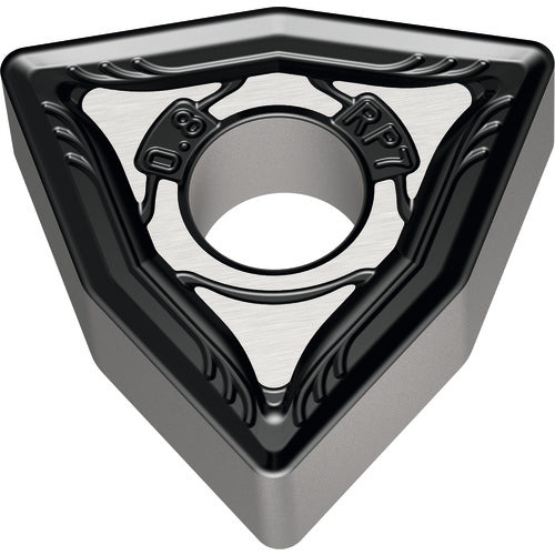 WNMG 432 Double-sided|G WPP20S, 1/32″ Corner Radius, 3/16″ Thick, 1/2″ Inscribed Circle, 80° Trigon, Turning Indexable Insert - Apex Tool & Supply