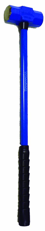 8 lb - 32" Fiberglass Handle - 2" Head Diameter - Soft Steel Sledge Hammer - Apex Tool & Supply