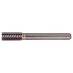 SB-43 Standard Cut Solid Carbide Bur-Cylindrical with End Cut - Apex Tool & Supply