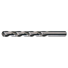 U RHS / RHC HSS 118 Degree Radial Point General Purpose Jobber Length Drill - Bright - Exact Industrial Supply