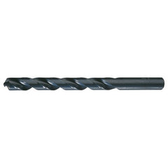 16.25mm RHS / RHC HSS 118 Degree Radial Point General Purpose Jobber Length Drill - Steam Oxide - Exact Industrial Supply