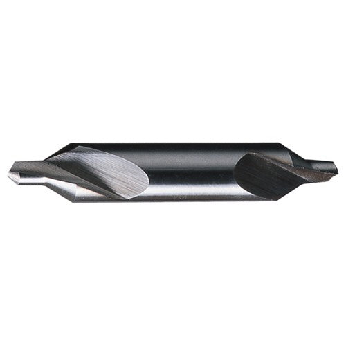 ‎#1 × 1-1/2″ OAL 60 Degree Carbide Plain Center Drill Bright - Exact Industrial Supply