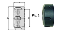 ER25-DIN 6499 Top Clamping Nut - Apex Tool & Supply