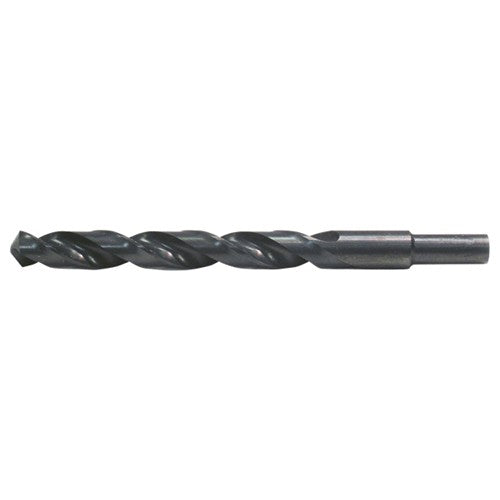 27/64 RHS / RHC HSS 118 Degree Radial Point General Purpose Jobber Length Drill - Steam Oxide - Exact Industrial Supply