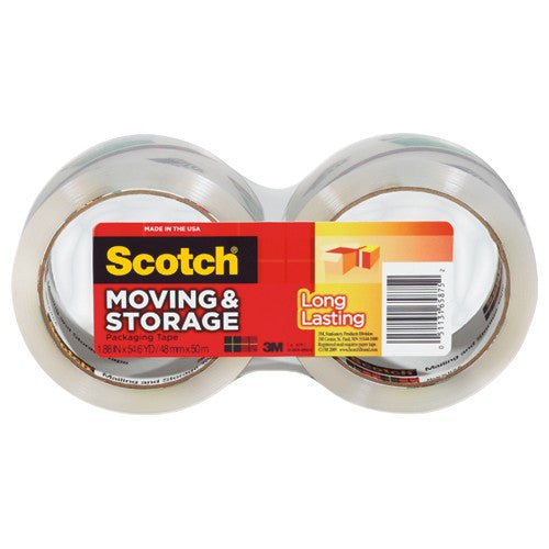 ‎Scotch Storage Packaging Tape 3650-2 1.88″ × 54.6 yd (48 mm × 50 m) - Apex Tool & Supply