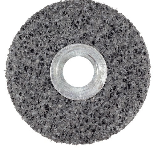 Scotch-Brite Clean and Strip Unitized Wheel CS-UW 7S Extra Coarse 4″ × 1/4″ × 1/4″ - Apex Tool & Supply