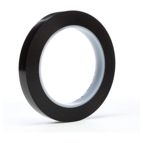 3M Vinyl Tape 471 Black 1/2″ × 36 yd 5.2 mil - Apex Tool & Supply