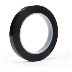 3M Vinyl Tape 471 Black 1/2″ × 36 yd 5.2 mil - Apex Tool & Supply