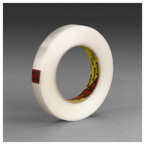 18 mm × 55 m Scotch Reinforced Strapping Tp Clear Alt Mfg # 42352 - Apex Tool & Supply