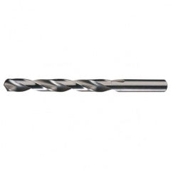 #45 RHS / RHC HSS 118 Degree Radial Point Slow Spiral Jobber Drill - Bright - Apex Tool & Supply