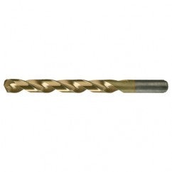 #10 RHS / RHC HSS-CO 8% (M42) 135 Degree Split Point Heavy Duty Cobalt Drill - TiN - Apex Tool & Supply