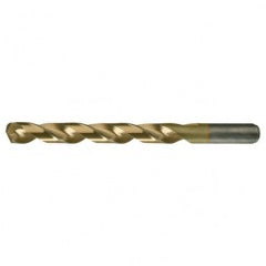 #10 RHS / RHC HSS-CO 8% (M42) 135 Degree Split Point Heavy Duty Cobalt Drill - TiN - Apex Tool & Supply