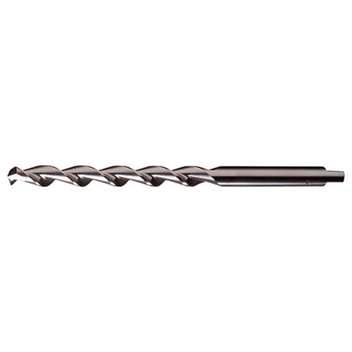 13/32 RHS / RHC HSS 118 Degree Notched Point HSS Parabolic Taper Length Drill - Bright
