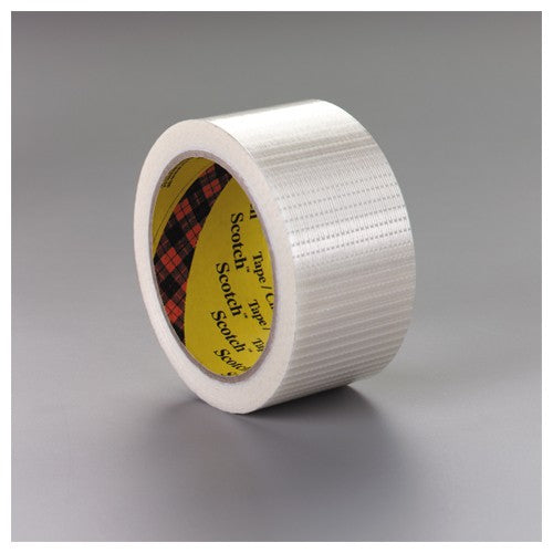 Scotch Bi-Directional Filament Tape 8959 Clear 25 mm × 50 m 5.7 mil - Apex Tool & Supply
