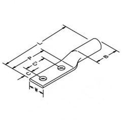 31168 COPPER TWO HOLE LONG BARREL - Apex Tool & Supply