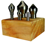 5 Pc. HSS Countersink & Deburring Tool Set - Apex Tool & Supply