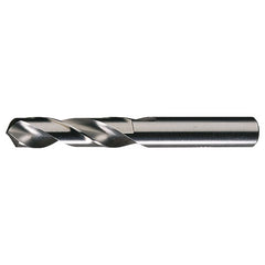 1/2 RHS / RHC HSS 118 Degree Radial Point General Purpose Screw Machine Drill - Bright - Exact Industrial Supply