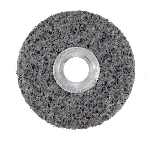 Scotch-Brite Clean and Strip Unitized Wheel CS-UW 7S Extra Coarse 3″ × 1/2″ × 3/8″ - Apex Tool & Supply