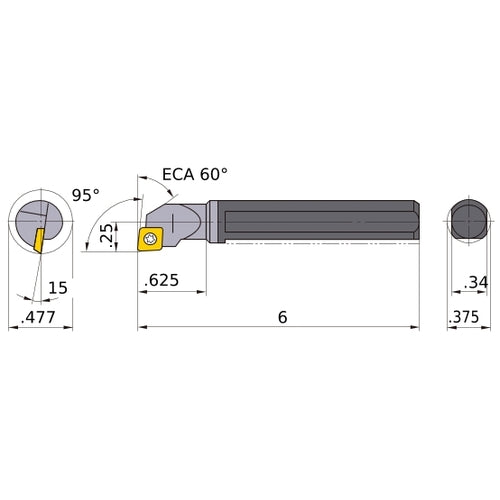 C-SCLCL-062 BORING BAR