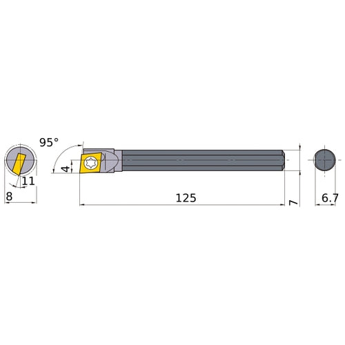 C07KSCLCR04 BORING BAR