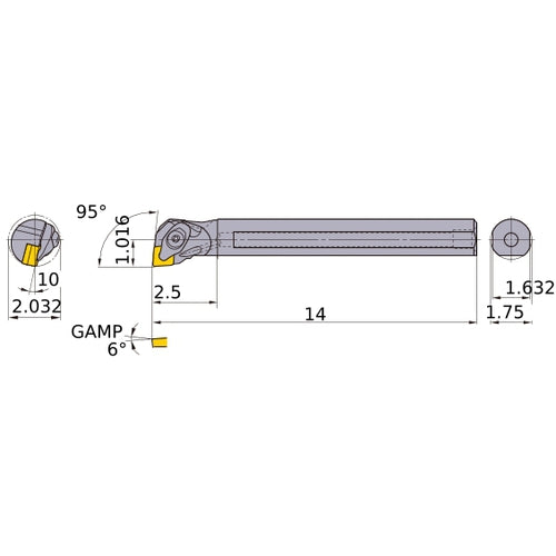 S-DCLNL-284-C BORING BAR