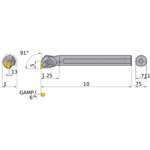 S-DTFNL-123-C BORING BAR