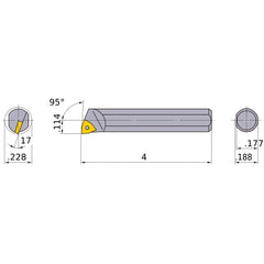 S-SWUCL-055 BORING BAR