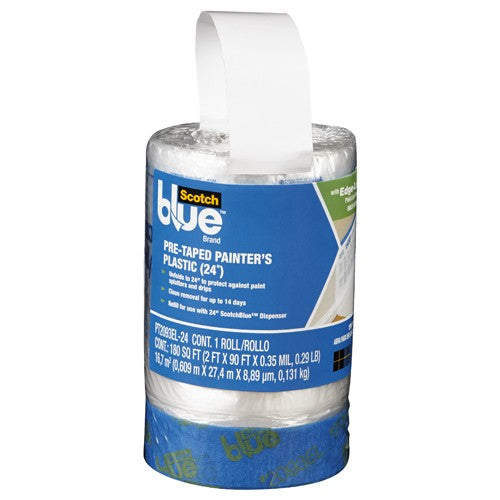 ‎3M ScotchBlue Tape + Plastic PT2093EL-24 - Apex Tool & Supply