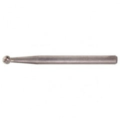 SD-42 Standard Cut Solid Carbide Bur-Ball Shape - Apex Tool & Supply