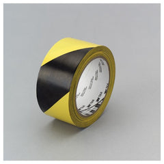 3M Safety Stripe Warning Tape 766 Black/Yellow 2″ × 36 yd 5 mil - Apex Tool & Supply
