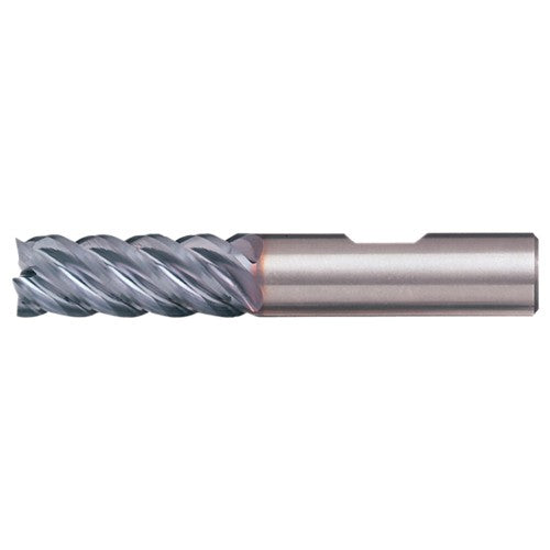 ‎7/32″ × 1/4″ × 3/4″ × 2-1/2″ RHS / RHC Solid Carbide 5-Flute High-Performance End Mill for Steel - TiAlN - Exact Industrial Supply
