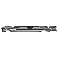 ‎1″ × 1″ × 1-7/8″ × 6-3/8″ RHS / RHC HSS HSS Double End 3-Flute Center Cutting Finishing End Mill - TiCN