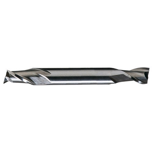 ‎1/8″ × 3/16″ × 3/8″ × 2-1/4″ RHS / RHC HSS HSS Double End 2-Flute Center Cutting Finishing End Mill - TiCN - Exact Industrial Supply