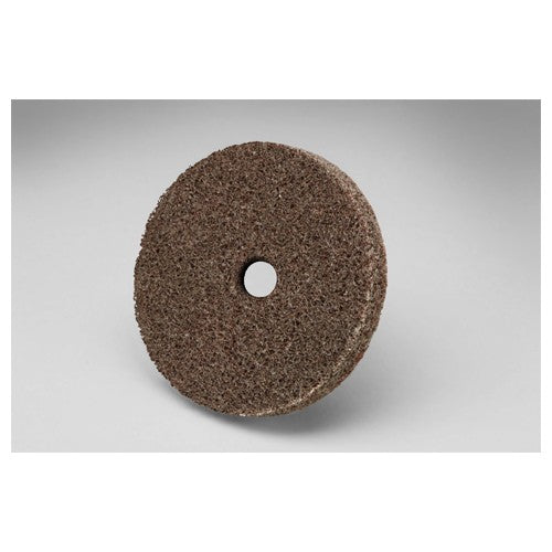 Scotch-Brite EXL Unitized Wheel XL-UW 6A Medium 2″ × 1/4″ × 1/4″ - Apex Tool & Supply