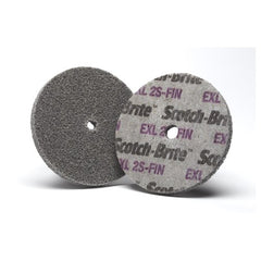 Scotch-Brite EXL Unitized Wheel XL-UW 2S Fine 3″ × 1/4″ × 1/4″ - Apex Tool & Supply