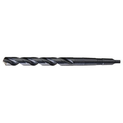 ‎1-1/8 RHS / RHC HSS 118 Degree Radial Point Taper Shank Taper Length Drill - Steam Oxide