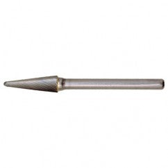 SL-2 Standard Cut Solid Carbide Bur-Included Angle Shape - Apex Tool & Supply