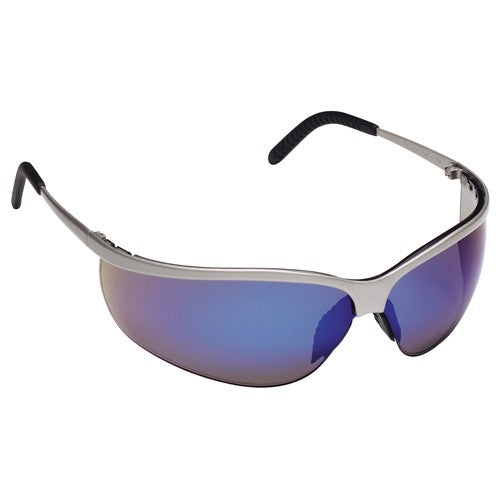 ‎3M Metaliks Sport Protective Eyewear. 11540-10000-20 Blue Mirror Lens Nickel Frame - Apex Tool & Supply