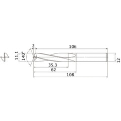 MAE1110MB CARB DRILL