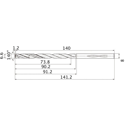MHS0660L090B CARB DRILL