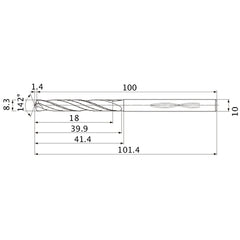 MHS0830L040B CARB DRILL