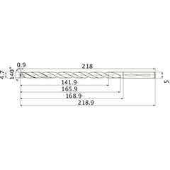 MNS0470X30DB CARB DRILL