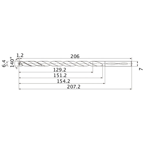 MNS0640X20DB CARB DRILL