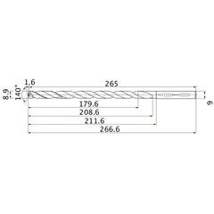 MNS0890X20DB CARB DRILL